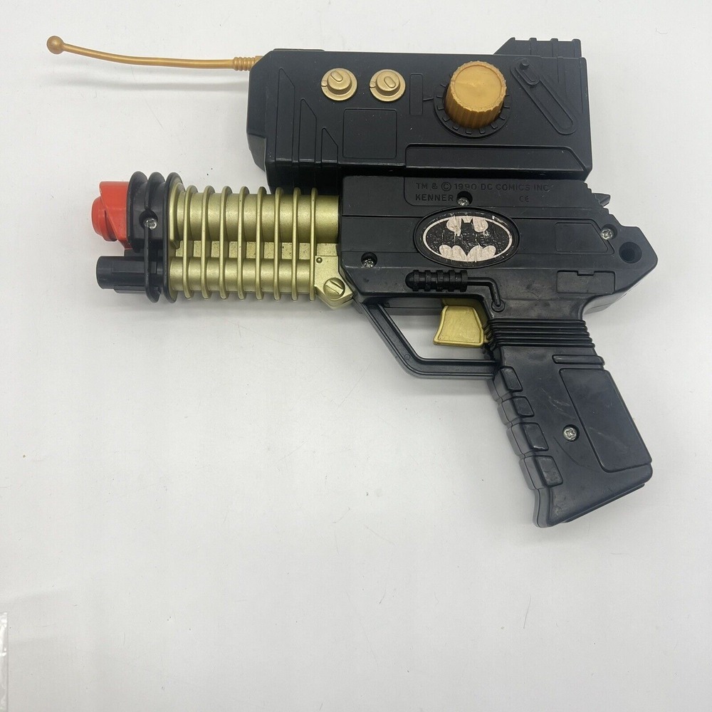 Kenner DC Comics Batman 1990 Bat Radio and Bat‎ Gun Triggering Sounds Incomplete